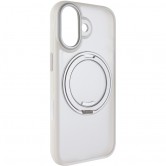 Чехол Ummi Stylish with MagSafe Ring для Apple iPhone 17 (6.3") White