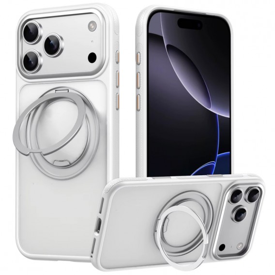 Чохол Ummi Stylish with MagSafe Ring для Apple iPhone 17 (6.3") White Чохол Ummi Stylish with MagSafe Ring для Apple iPhone 17 (6.3") White