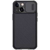 Карбонова накладка Nillkin CamShield Pro для Apple iPhone 13 / 14 (6.1") Black