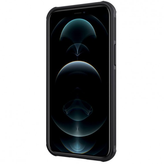 Карбонова накладка Nillkin CamShield Pro для Apple iPhone 13 / 14 (6.1") Black