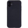 Чохол Silk Full Camera Protective (AA) NO LOGO для Apple iPhone 12 (6.1") Чорний / Black