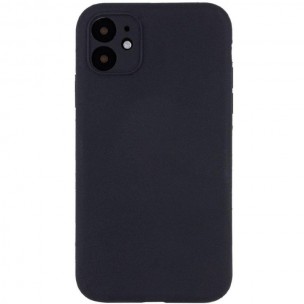 Чохол Silk Full Camera Protective (AA) NO LOGO для Apple iPhone 12 (6.1") Чорний / Black Чохол Silk Full Camera Protective (AA) NO LOGO для Apple iPhone 12 (6.1") Чорний / Black