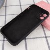 Чохол Silk Full Camera Protective (AA) NO LOGO для Apple iPhone 12 (6.1") Чорний / Black