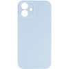 Чохол Silk Full Camera Protective (AA) NO LOGO для Apple iPhone 12 (6.1") Блакитний / Sweet Blue
