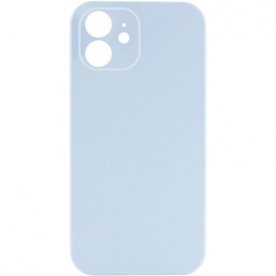 Чохол Silk Full Camera Protective (AA) NO LOGO для Apple iPhone 12 (6.1") Блакитний / Sweet Blue
