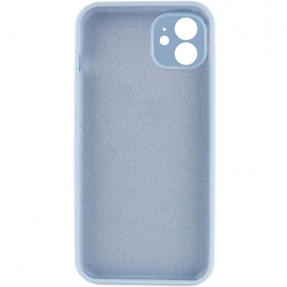 Чохол Silk Full Camera Protective (AA) NO LOGO для Apple iPhone 12 (6.1") Блакитний / Sweet Blue Чохол Silk Full Camera Protective (AA) NO LOGO для Apple iPhone 12 (6.1") Блакитний / Sweet Blue