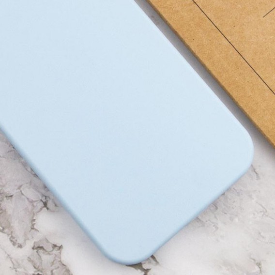 Чохол Silk Full Camera Protective (AA) NO LOGO для Apple iPhone 12 (6.1") Блакитний / Sweet Blue Чохол Silk Full Camera Protective (AA) NO LOGO для Apple iPhone 12 (6.1") Блакитний / Sweet Blue