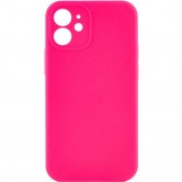 Чехол Silk Full Camera Protective (AA) NO LOGO для Apple iPhone 12 (6.1") Розовый / Barbie pink Чехол Silk Full Camera Protective (AA) NO LOGO для Apple iPhone 12 (6.1") Розовый / Barbie pink