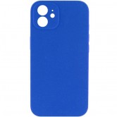 Чехол Silk Full Camera Protective (AA) NO LOGO для Apple iPhone 12 (6.1") Синий / Capri Blue Чехол Silk Full Camera Protective (AA) NO LOGO для Apple iPhone 12 (6.1") Синий / Capri Blue