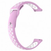 Силіконовий ремінець Active Air для Smart Watch 20mm Powder / White Силіконовий ремінець Active Air для Smart Watch 20mm Powder / White