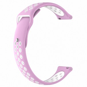 Силиконовый ремешок Active Air для Smart Watch 22mm Powder / White