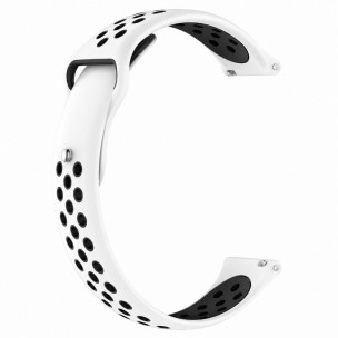 Силиконовый ремешок Active Air для Smart Watch 22mm White / Black
