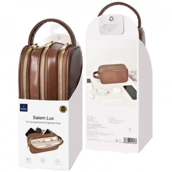 Сумка WIWU Salem Pouch LUX Brown