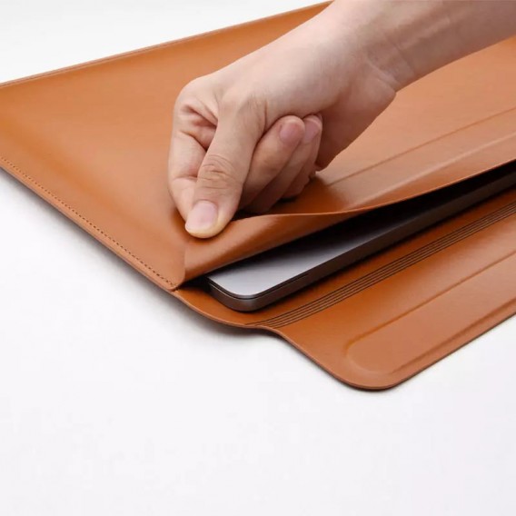 Чохол з підставкою WIWU SKIN PRO Portable Stand Sleeve 13.3" Коричневий
