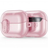 Захисний футляр для Samsung Galaxy Buds 3 / 3 Pro Dux Ducis Transparent Case, TPU+PC, Рожевий Захисний футляр для Samsung Galaxy Buds 3 / 3 Pro Dux Ducis Transparent Case, TPU+PC, Рожевий
