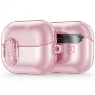 Ударопрочный футляр Dux Ducis Transparent Case для Samsung Galaxy Buds 3 / 3 Pro Pink Ударопрочный футляр Dux Ducis Transparent Case для Samsung Galaxy Buds 3 / 3 Pro Pink