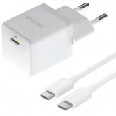 МЗП Baseus Palm Fast Charger 20W (1USB-C) + кабель Type-C to Type-C (P10111602) Moon White МЗП Baseus Palm Fast Charger 20W (1USB-C) + кабель Type-C to Type-C (P10111602) Moon White