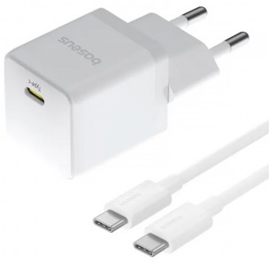 МЗП Baseus Palm Fast Charger 20W (1USB-C) + кабель Type-C to Type-C (P10111602) Moon White