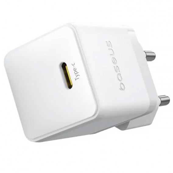 МЗП Baseus Palm Fast Charger 20W (1USB-C) + кабель Type-C to Type-C (P10111602) Moon White