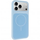 Чехол для iPhone 18 Pro / iPhone 17 Pro Silk Duo Color (AA) NO LOGO with Magnetic Fit Sky Blue Чехол для iPhone 18 Pro / iPhone 17 Pro Silk Duo Color (AA) NO LOGO with Magnetic Fit Sky Blue