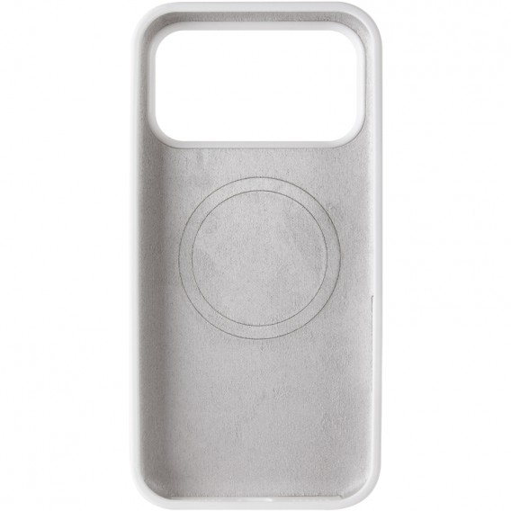 Чохол для iPhone 18 Pro / iPhone 17 Pro Silk Duo Color (AA) NO LOGO with Magnetic Fit White
