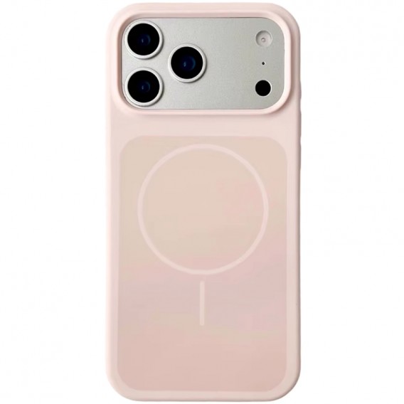Чохол Silk Duo Color (AA) NO LOGO with Magnetic Fit для Apple iPhone 17 Pro (6.3") Pink