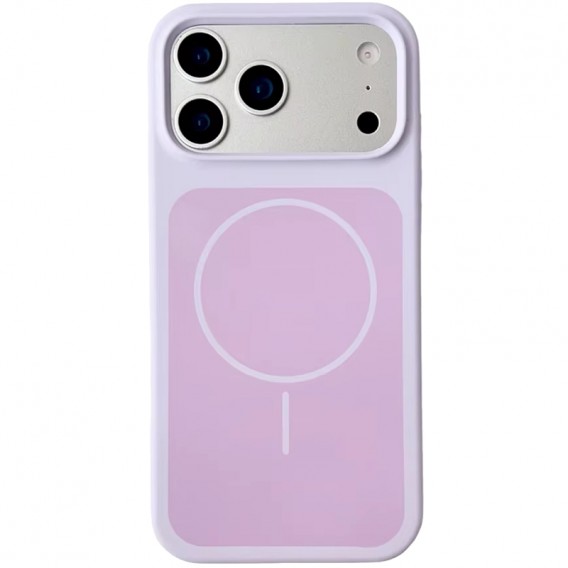 Чохол Silk Duo Color (AA) NO LOGO with Magnetic Fit для Apple iPhone 17 Pro (6.3") Lilac
