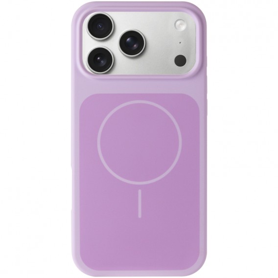 Чохол для iPhone 18 Pro / iPhone 17 Pro Silk Duo Color (AA) NO LOGO with Magnetic Fit Lilac