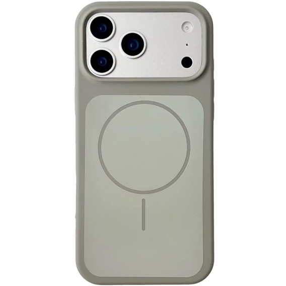 Чохол Silk Duo Color (AA) NO LOGO with Magnetic Fit для Apple iPhone 17 Pro (6.3") Gray