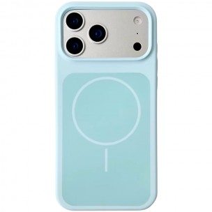 Чехол Silk Duo Color (AA) NO LOGO with Magnetic Fit для Apple iPhone 17 Pro Max (6.9") Turquoise