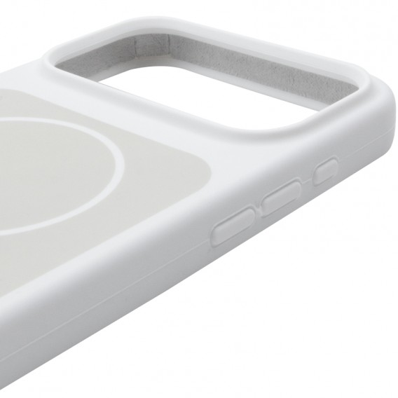Чохол Silk Duo Color (AA) NO LOGO with Magnetic Fit для Apple iPhone 17 Pro Max (6.9") White