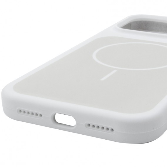 Чохол Silk Duo Color (AA) NO LOGO with Magnetic Fit для Apple iPhone 17 Pro Max (6.9") White