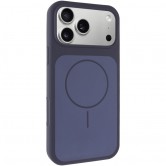 Чехол Silk Duo Color (AA) NO LOGO with Magnetic Fit для Apple iPhone 17 Pro Max (6.9") Midnight Blue