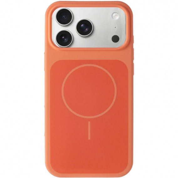 Чохол Silk Duo Color (AA) NO LOGO with Magnetic Fit для Apple iPhone 17 Pro Max (6.9") Orange - зображення 1 