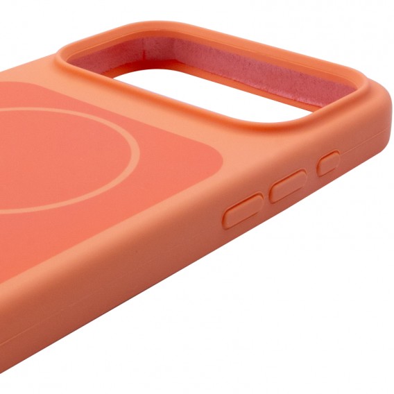 Чохол Silk Duo Color (AA) NO LOGO with Magnetic Fit для Apple iPhone 17 Pro Max (6.9") Orange - зображення 3 