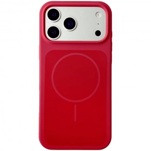 Чехол Silk Duo Color (AA) NO LOGO with Magnetic Fit для Apple iPhone 17 Pro Max (6.9") Red
