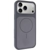 Чохол-накладка для iPhone 18 Pro Max / 17 Pro Max Epik Silk Duo Color (AA) No Logo Magnetic Fit, Силікон, Сірий / Gray