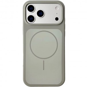 Чехол Silk Duo Color (AA) NO LOGO with Magnetic Fit для Apple iPhone 17 Pro Max (6.9") Gray