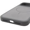 Чохол-накладка для iPhone 18 Pro Max / 17 Pro Max Epik Silk Duo Color (AA) No Logo Magnetic Fit, Силікон, Сірий / Gray
