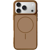 Чохол Silk Duo Color (AA) NO LOGO with Magnetic Fit для Apple iPhone 17 Pro Max (6.9") Brown