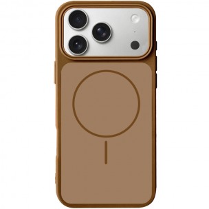Чехол Silk Duo Color (AA) NO LOGO with Magnetic Fit для Apple iPhone 17 Pro Max (6.9") Brown
