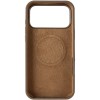Чохол-накладка для iPhone 18 Pro Max / 17 Pro Max Epik Silk Duo Color (AA) No Logo Magnetic Fit, Силікон, Коричневий / Brown