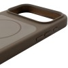 Чохол-накладка для iPhone 18 Pro Max / 17 Pro Max Epik Silk Duo Color (AA) No Logo Magnetic Fit, Силікон, Коричневий / Brown