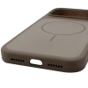 Чохол-накладка для iPhone 18 Pro Max / 17 Pro Max Epik Silk Duo Color (AA) No Logo Magnetic Fit, Силікон, Коричневий / Brown