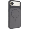 Чохол Silk Duo Color (AA) NO LOGO with Magnetic Fit для Apple iPhone 17 Air (6.5") Gray