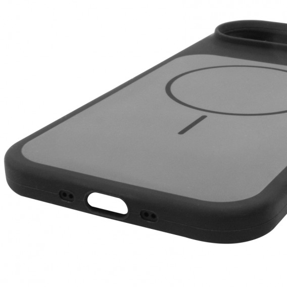 Чохол Silk Duo Color (AA) NO LOGO with Magnetic Fit для Apple iPhone 17 Air (6.5") Black