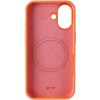 Чохол Silk Duo Color (AA) NO LOGO with Magnetic Fit для Apple iPhone 17 (6.3") Orange