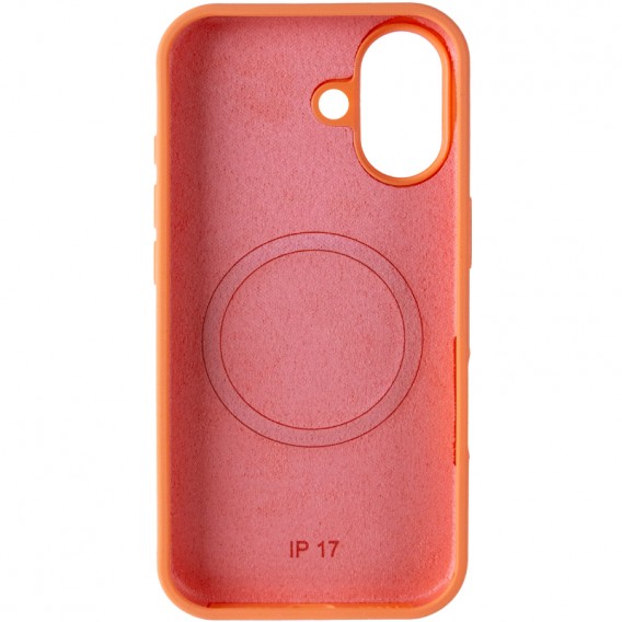 Чохол Silk Duo Color (AA) NO LOGO with Magnetic Fit для Apple iPhone 17 (6.3") Orange