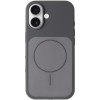 Чохол Silk Duo Color (AA) NO LOGO with Magnetic Fit для Apple iPhone 17 (6.3") Gray