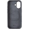 Чохол Silk Duo Color (AA) NO LOGO with Magnetic Fit для Apple iPhone 17 (6.3") Gray